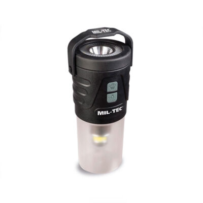 MIL-TEC - TORCIA/LANTERNA 2 in 1 RICARICABILE 400 LUMEN