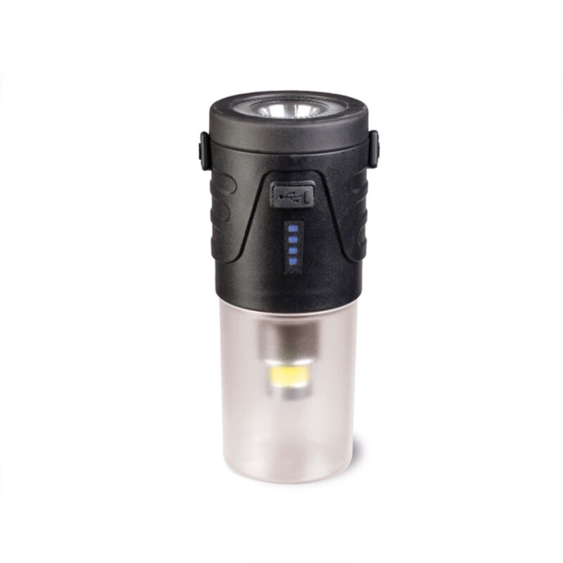 MIL-TEC - TORCIA/LANTERNA 2 in 1 RICARICABILE 400 LUMEN - immagine 2