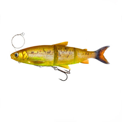 SAVAGE GEAR - 3D LINE THRU WHITEFISH 17cm 53g | Moderate Sinking | MS Brown Chartreuse