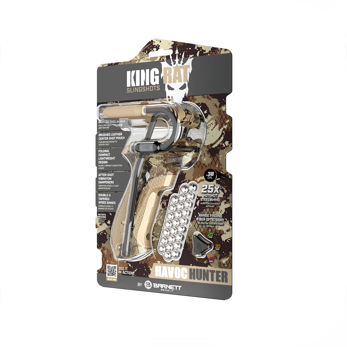 FIONDA - BARNETT - KING RAT SLINGSHOTS - HAVOC HUNTER™ - immagine 2