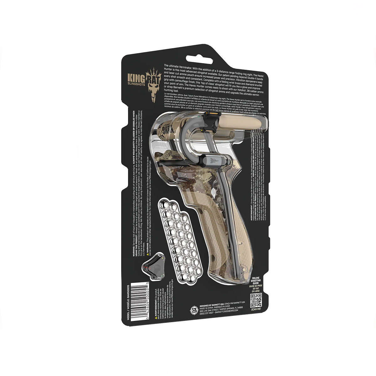 FIONDA - BARNETT - KING RAT SLINGSHOTS - HAVOC HUNTER™ - immagine 5