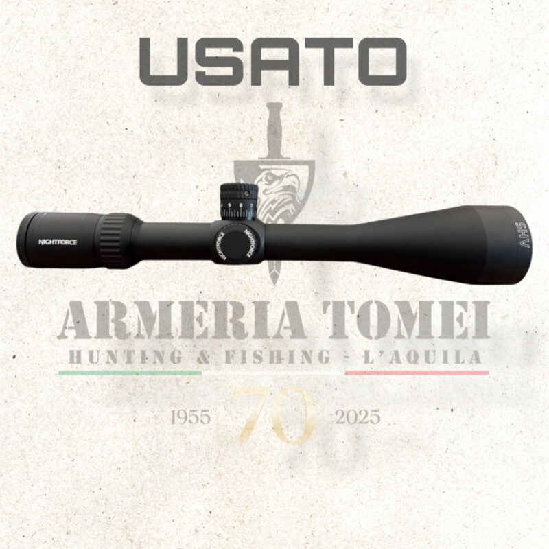 USATO - OTTICA - NIGHTFORCE - SHV 5-20×56 .250MOA | MOAR | ILLUM | EXPOSED ELEVATION TURRET - immagine 2
