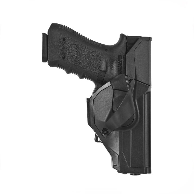 VEGA HOLSTER - FONDINA “CONC. CAMA” IN POLIMERO STAMPATO AD INIEZIONE | SICURA INFERIORE | VITE DI RITENZIONE E CLIP | PER BERETTA 92/98 - immagine 3