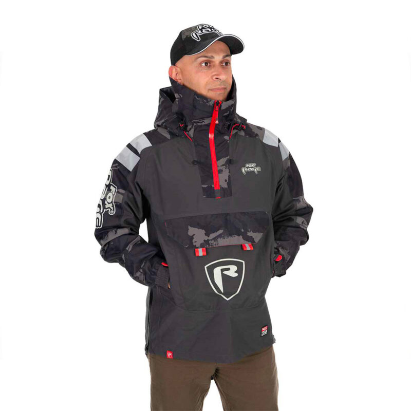 FOX RAGE - RS TRIPLE LAYER RAIN SMOCK Grey/Camo - immagine 2