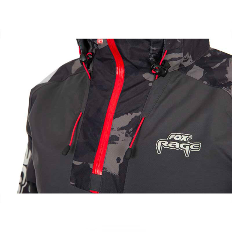 FOX RAGE - RS TRIPLE LAYER RAIN SMOCK Grey/Camo - immagine 20