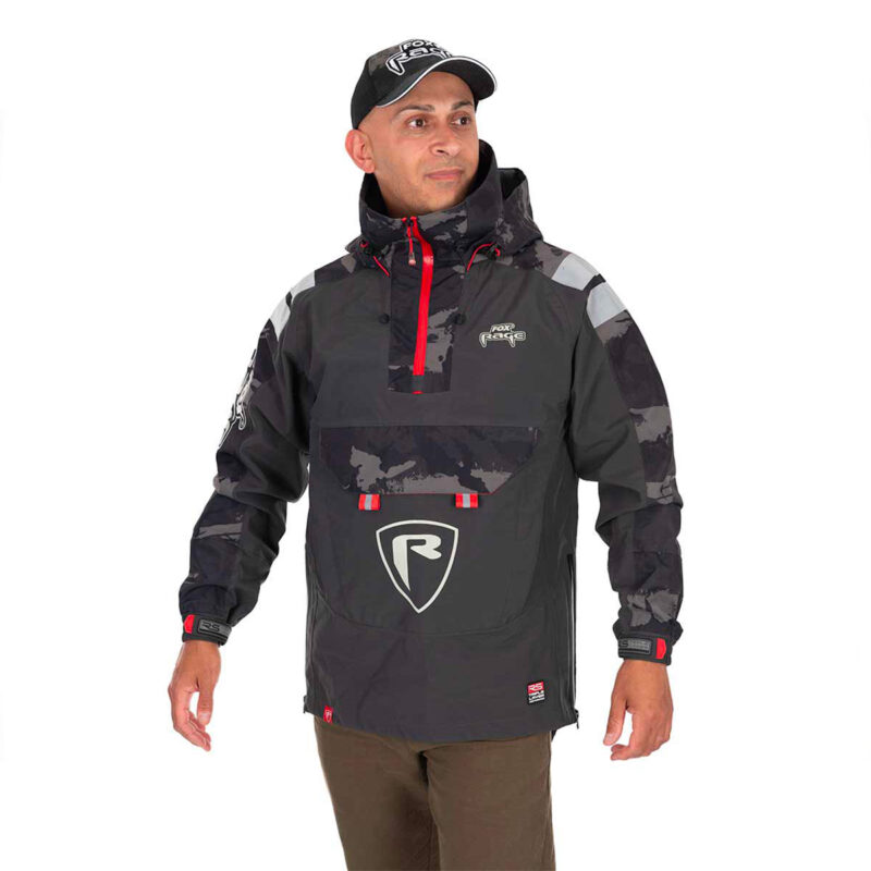 FOX RAGE - RS TRIPLE LAYER RAIN SMOCK Grey/Camo - immagine 3