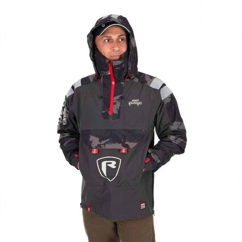 FOX RAGE - RS TRIPLE LAYER RAIN SMOCK Grey/Camo - immagine 4