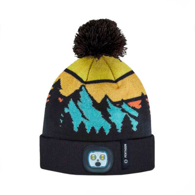 CAPPELLO - PENTAGON - SANCTUARY "ADVENTURE" KNIT BEANIE WITH FLASHLIGHT | Multicolor