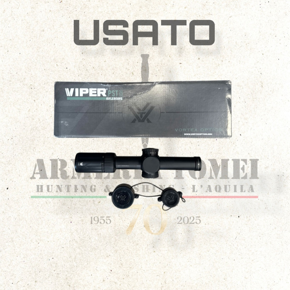 USATO - OTTICA - VORTEX - VIPER® PST ™ GEN II 1-6X24 Reticolo VMR-2 (MRAD) | Tubo da 30 mm - immagine 5