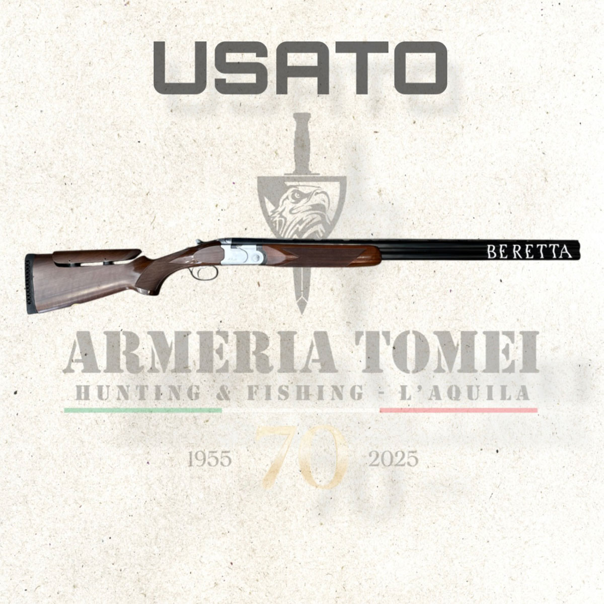 USATO - FUCILE SOVRAPPOSTO - BERETTA MOD. S 680 TRAP cal. 12
