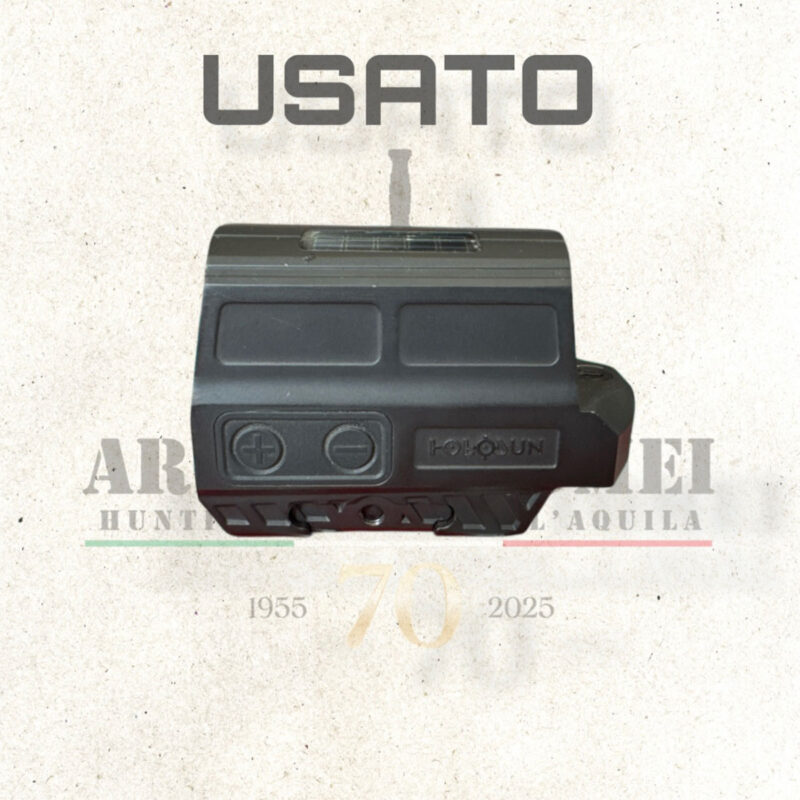 USATO - RED DOT - HOLOSUN - HS512C | Red 2 MOA Dot & 65 MOA Circle - immagine 2