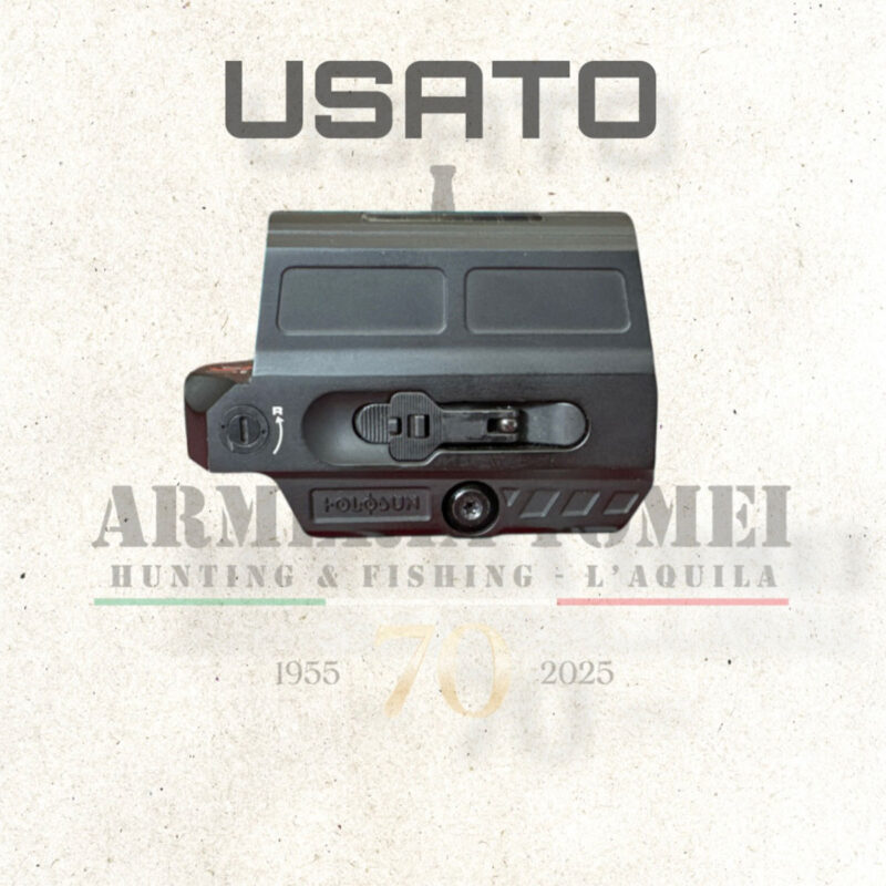 USATO - RED DOT - HOLOSUN - HS512C | Red 2 MOA Dot & 65 MOA Circle - immagine 3