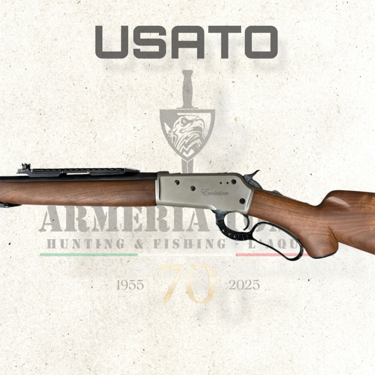 USATO - CARABINA A LEVA - PEDERSOLI MOD. 86/71 LEVER ACTION BOARBUSTER "EVOLUTION" cal. 45/70 GOVT - immagine 4