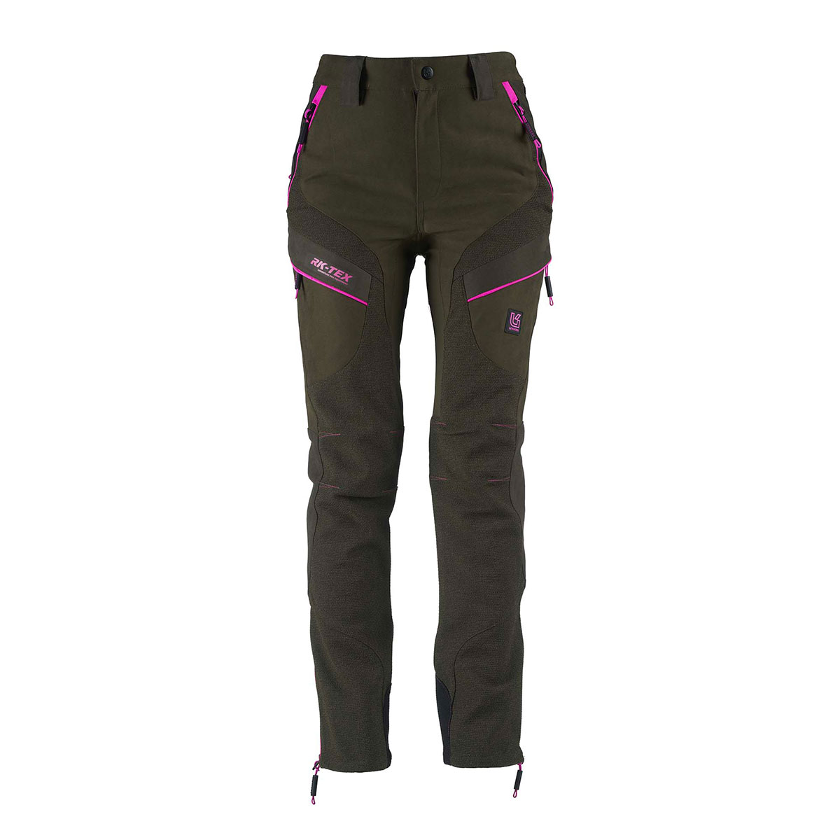 PANTALONE - UNIVERS - DONNA - CACCIA MISURINA U-TEX Verde/Fucsia - immagine 3