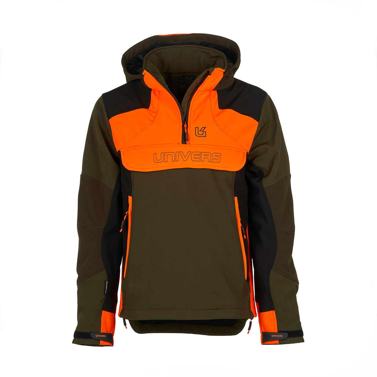 UNIVERS - GIACCA CACCIA ALASKA U-TEX Verde/Arancio
