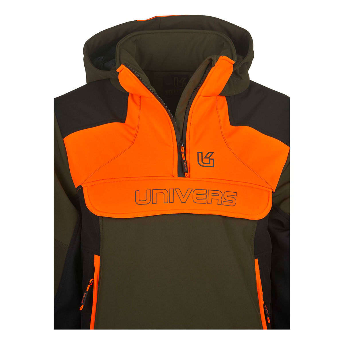 UNIVERS - GIACCA CACCIA ALASKA U-TEX Verde/Arancio - immagine 5