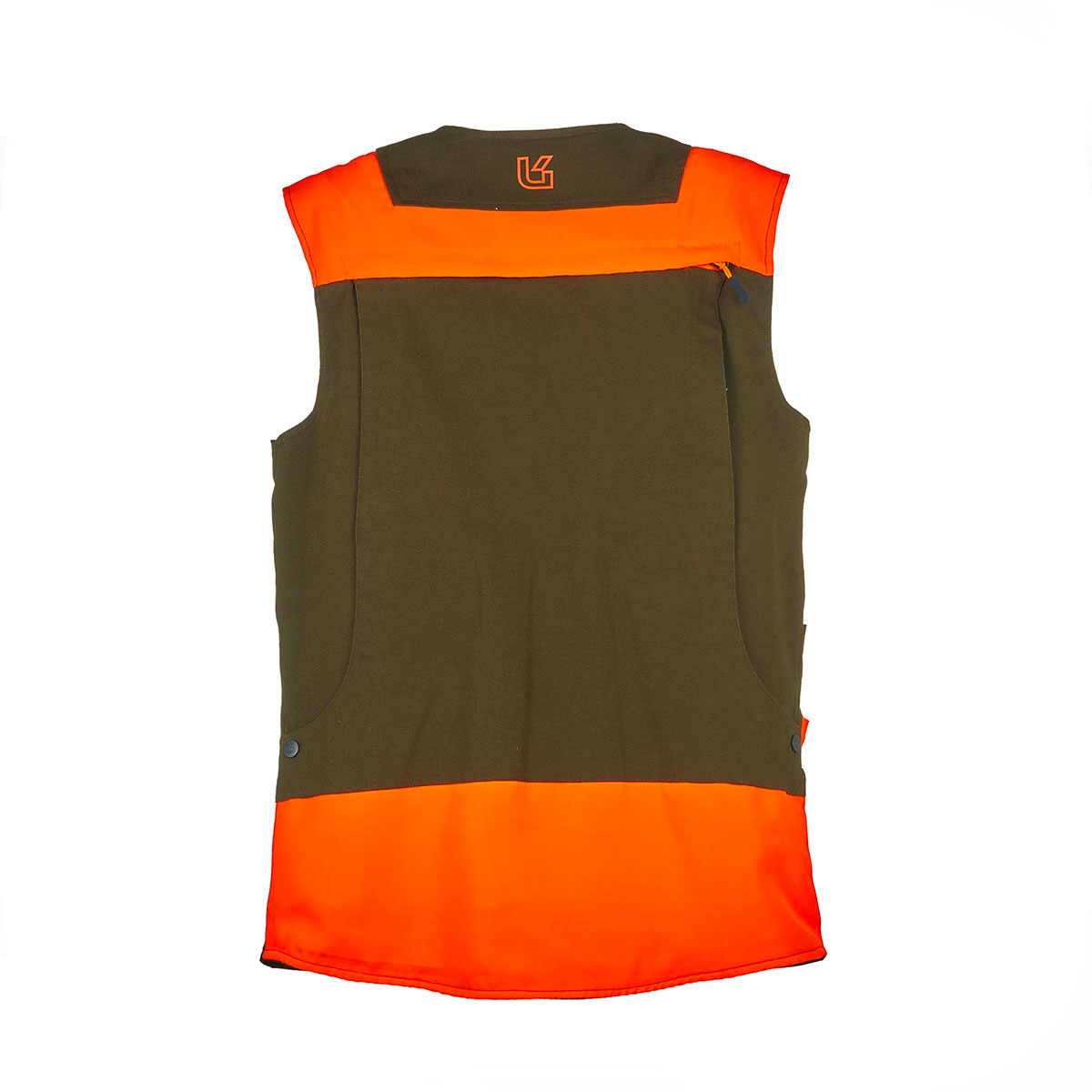 GILET - UNIVERS - CACCIA CANVAS CARTUCCERA Verde arancio - immagine 2