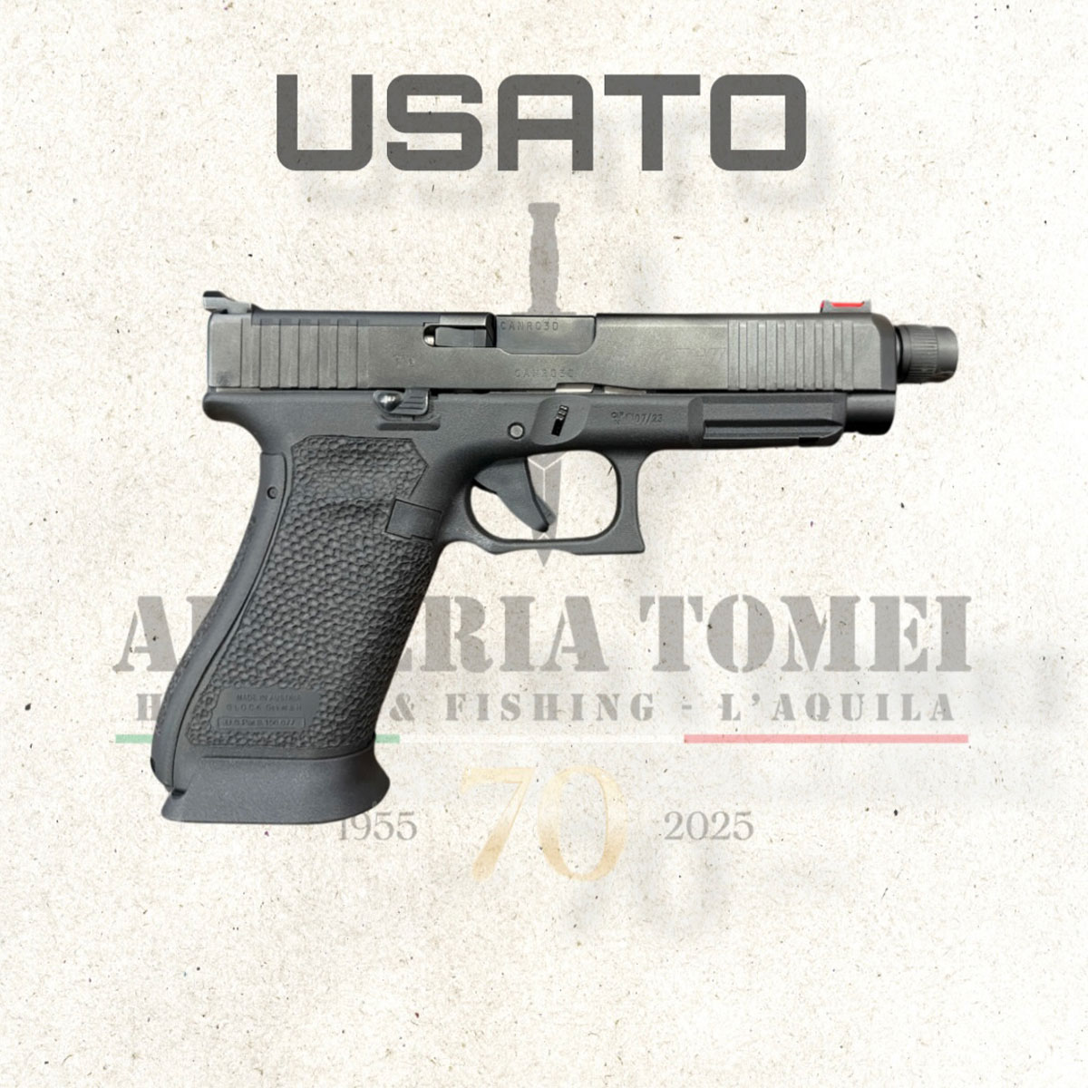 USATO - PISTOLA - GLOCK MOD. 47 G-MATCH FS MOS FTO cal. 9x19 - immagine 2
