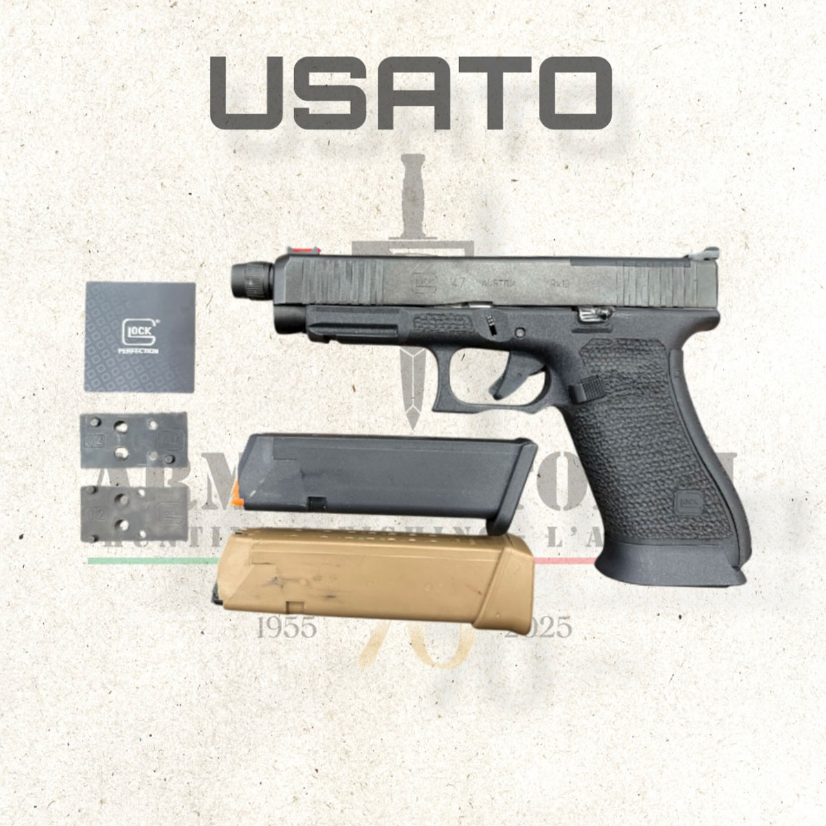 USATO - PISTOLA - GLOCK MOD. 47 G-MATCH FS MOS FTO cal. 9x19 - immagine 3