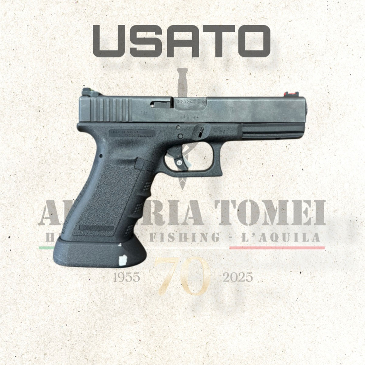 USATO - PISTOLA - GLOCK MOD. 17 cal. 9x21 - immagine 2