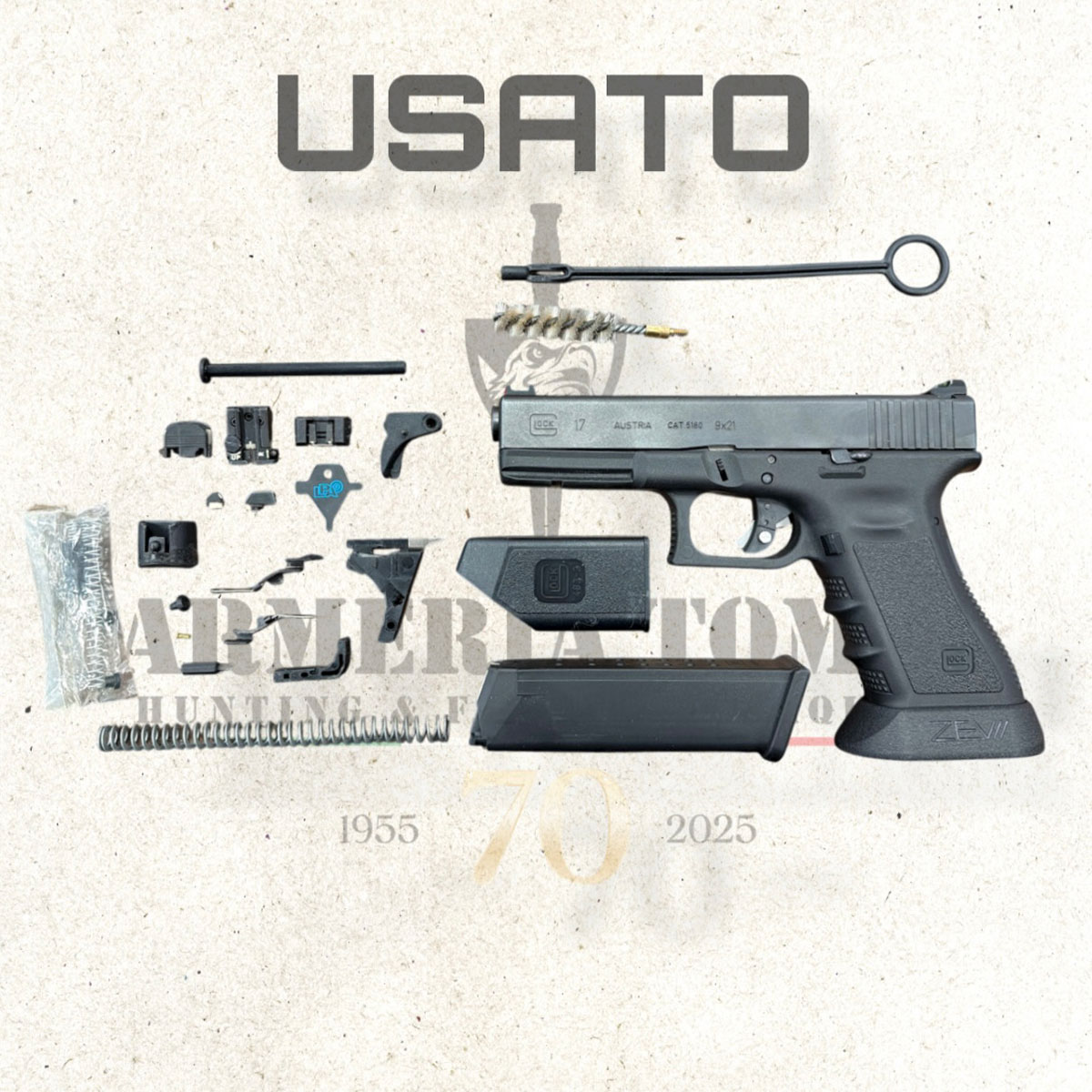 USATO - PISTOLA - GLOCK MOD. 17 cal. 9x21 - immagine 3
