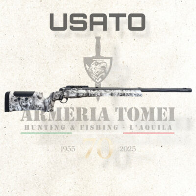 USATO - CARABINA - SABATTI MOD. TLD WHITE FLUTED cal. 308 Win