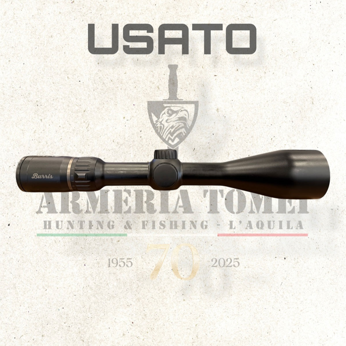 USATO - OTTICA - BURRIS - FOUR XE 3-12x56mm | 30mm TUBE | MATTE BLACK | RET. 3P4 ILLUMINATED - immagine 2