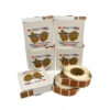 WATERPROOF PASTERS | 1000 COUNT 7/8" SQUARE | TAN | Paste per bersagli impermeabili CED/DAA
