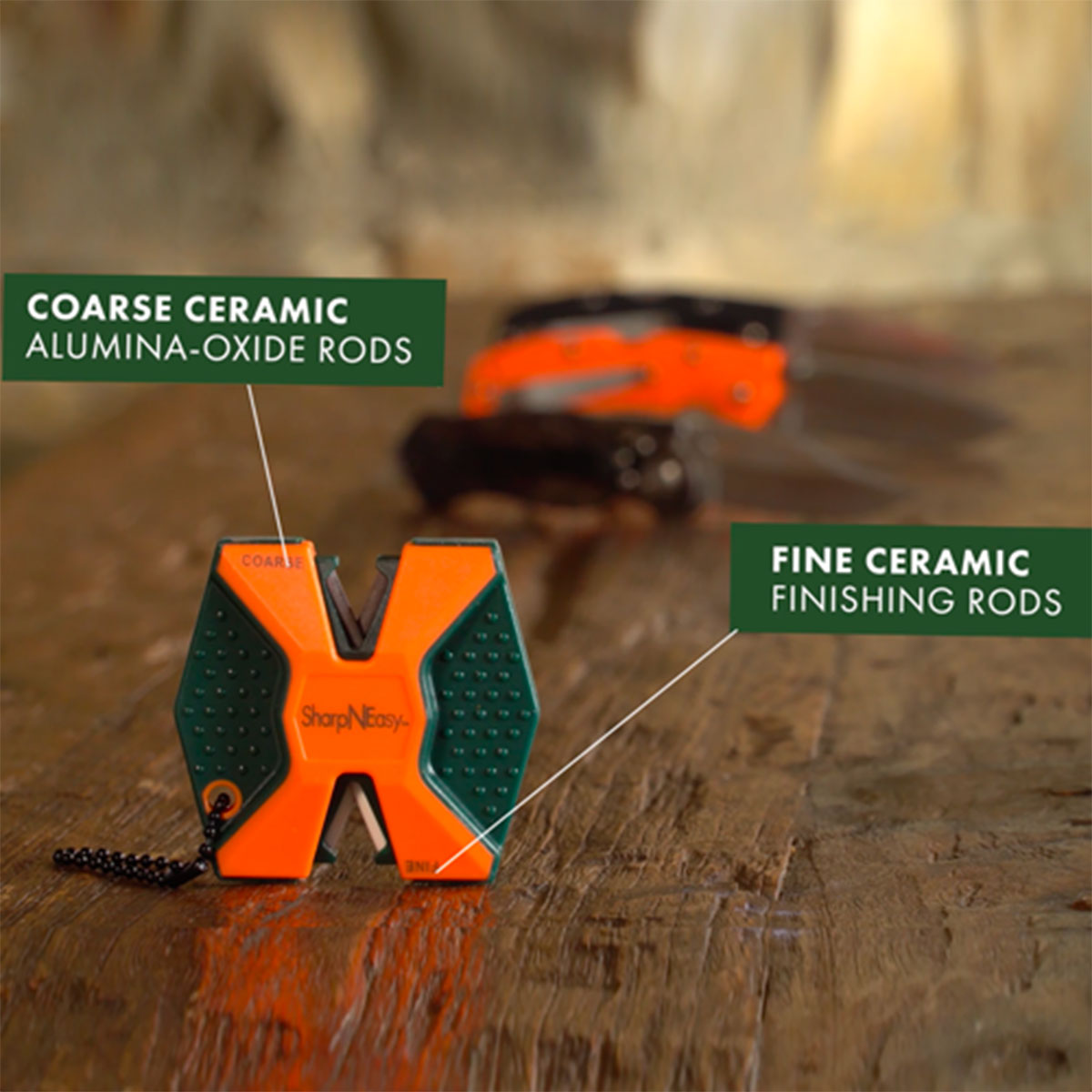 ACCUSHARP® - SharpNEasy® 2-Step Ceramic | KNIFE SHARPENER | AFFILATORE - immagine 3