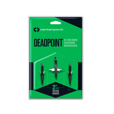 CENTERPOINT - DEADPOINT 3X 100GR CROSSBOW BROADHEADS | 2" CUT TWO BLADE