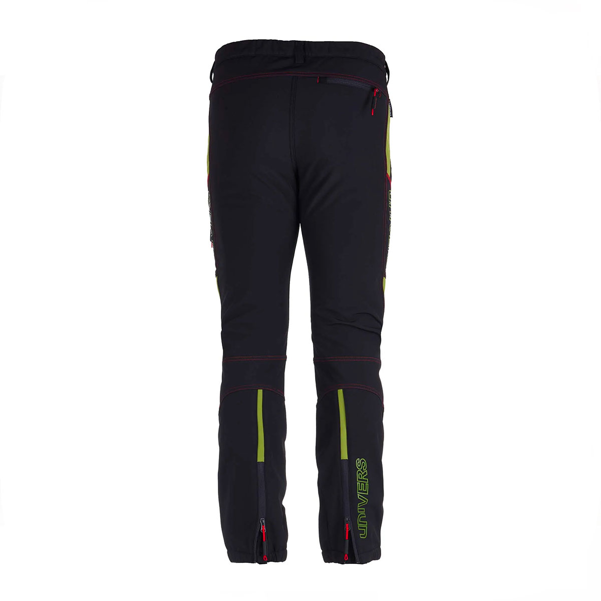 UNIVERS - PANTALONE SOFTSHELL U-TEX Nero/Verde - immagine 4