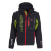 UNIVERS - GIACCA SOFTSHELL W/R Nero/Verde Acido