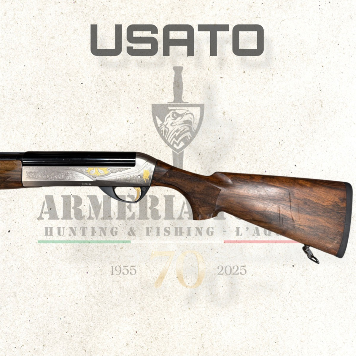 USATO - FUCILE SEMIAUTOMATICO - BENELLI MOD. MANIA cal. 20 - immagine 6