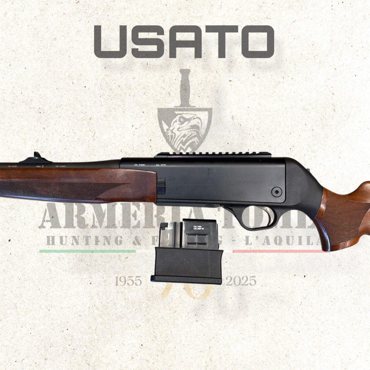 USATO - CARABINA - HECKLER & KOCH MOD. SLB 2000 + cal. 9,3x62 - immagine 5