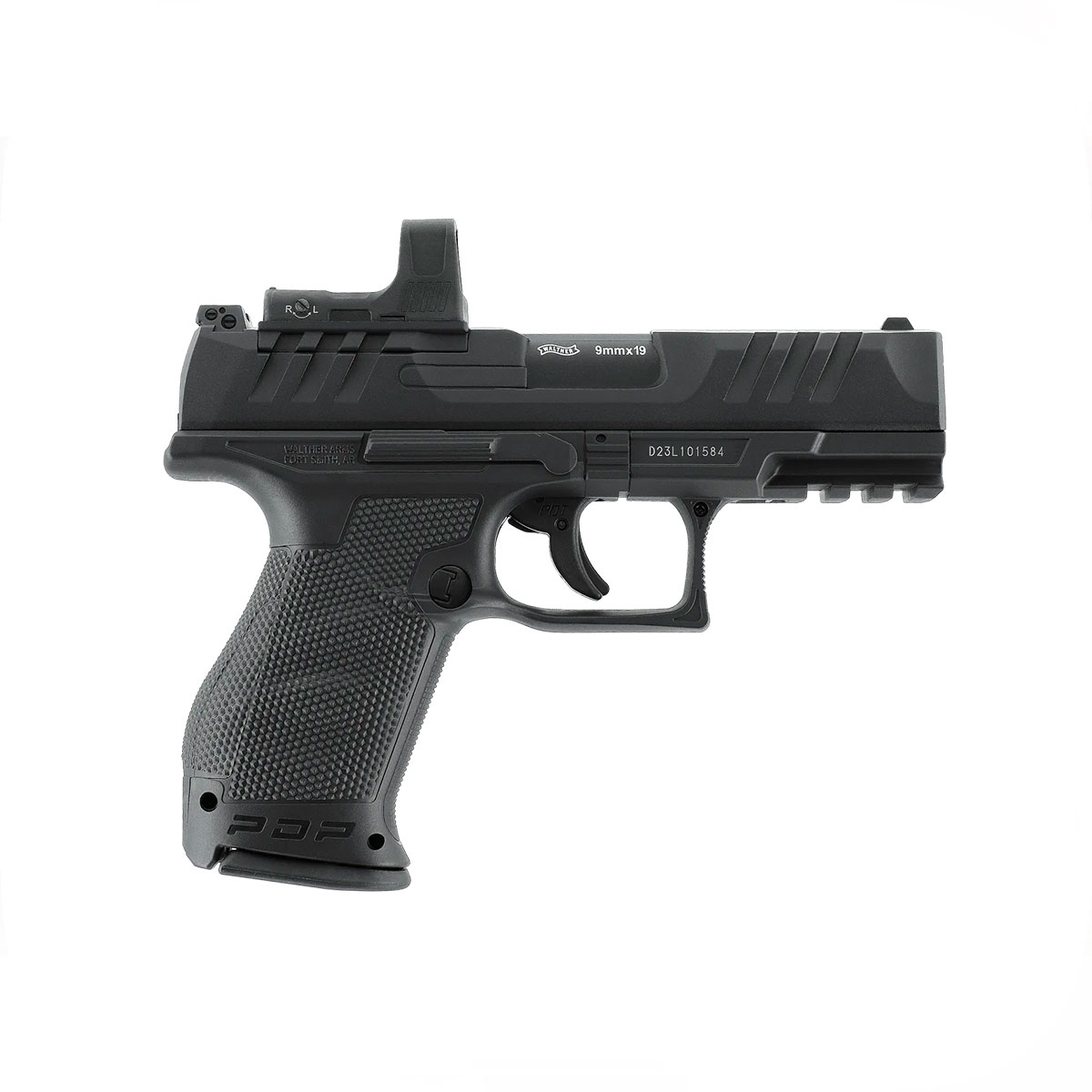 PISTOLA CO2 - UMAREX - WALTHER PDP COMPACT 4" BLK Set | 4.5 mm (.177) BB, CO₂, < 3.0 J - immagine 3