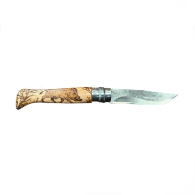 Alternative view of COLTELLO - OPINEL - N.9 INOX REALIZZATO A MANO | DENTE CINGHIALE