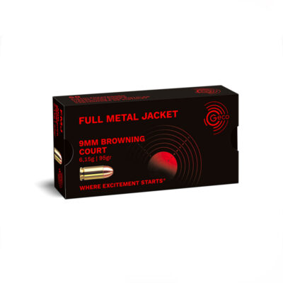 GECO - 9MM BROWNING COURT | 6,15g | 95gr | FULL METAL JACKET