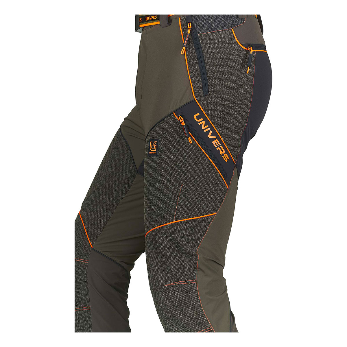 PANTALONE - UNIVERS - CACCIA CORDURA® 4-WAY STR. Verde/Arancio - immagine 5