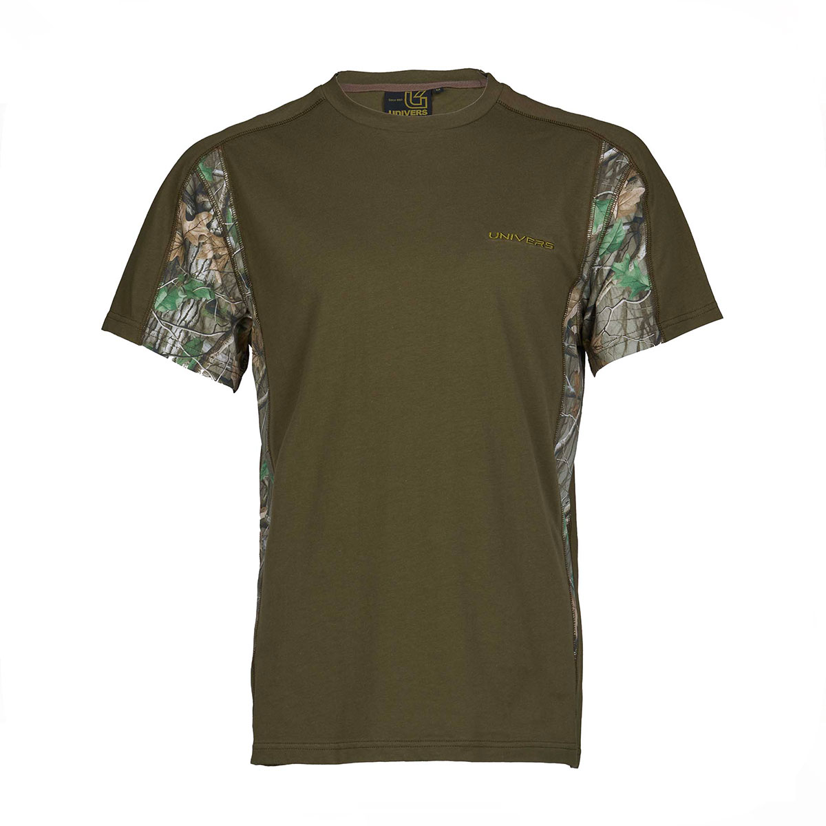 T-SHIRT - UNIVERS - BICOLORE FOREST CAMO ZIP
