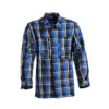 CAMICIA - OPENLAND TACTICL NERG - CAMICIA IN FLANELLA A MANICHE LUNGHE Navy Blue