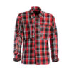 CAMICIA - OPENLAND TACTICL NERG - CAMICIA IN FLANELLA A MANICHE LUNGHE Red