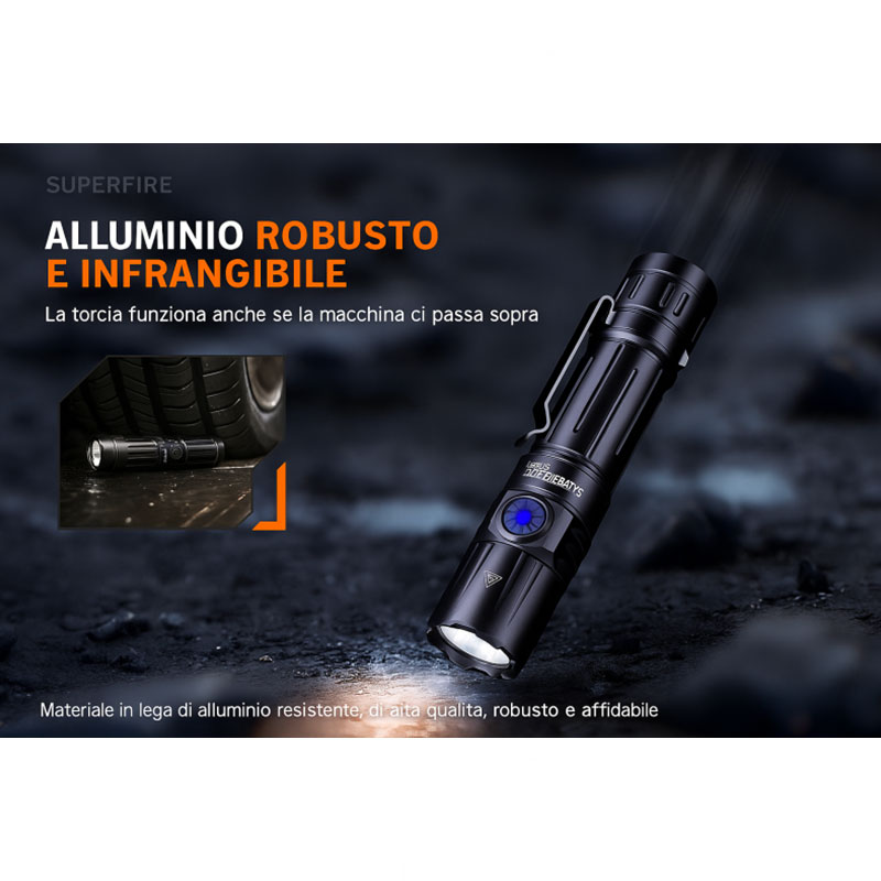 TORCIA SUPEFIRE TN02 | 1800 LUMEN - immagine 4