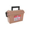 MTM CASE GUARD - AC30T- AMMO CAN MILITARY STYLE | 3.4"(L)x8.9"(W)x6.1"(H) | Dark Earth