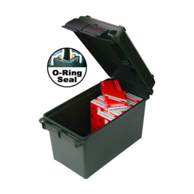 Alternative view of MTM CASE GUARD - AC-50C- 50 CALIBER AMMO CAN MILITARY STYLE | 5.8"(L) x 11"(W) x 7.2" (H) | F.Green