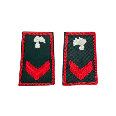 CARABINIERI - COPPIA TUBOLARI CARABINIERE SCELTO (RICAMATI IN CANOTTIGLIA)