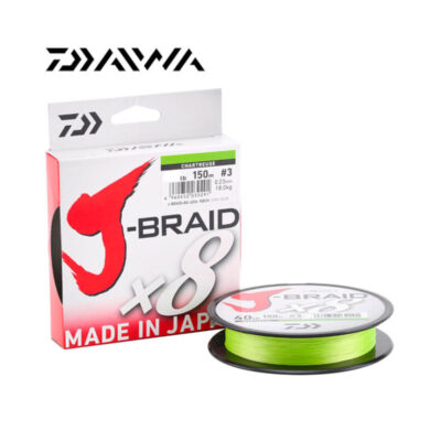 DAIWA - J-BRAID X8 CHARTREUSE 150m