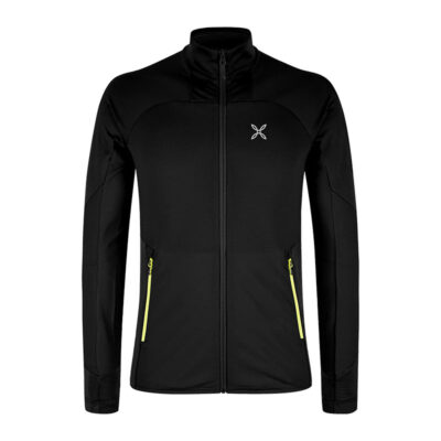 MONTURA - UOMO - RISE MAGLIA Black/Sunny Lime