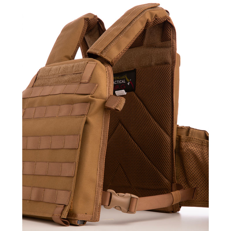 OPENLAND TACTICAL - TACTICAL PLATE CARRIER Coyote Tan - immagine 6