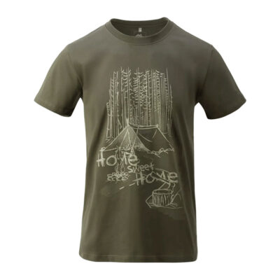 T-SHIRT - HELIKON-TEX - HOME SWEET HOME | Cotton | Taiga Green