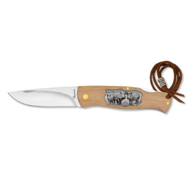 ALBAINOX - COLTELLO CHIUDIBILE | INSERTO CINGHIALE | LAMA CM 8,5